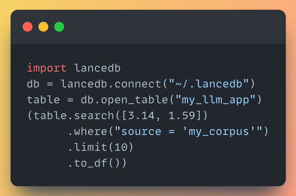 Announcing LanceDB